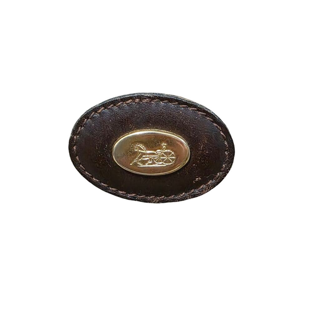 Vintage Celine Clutch Featuring the Iconic "C" Macadam Horse & Carriage - Picture 2 of 11